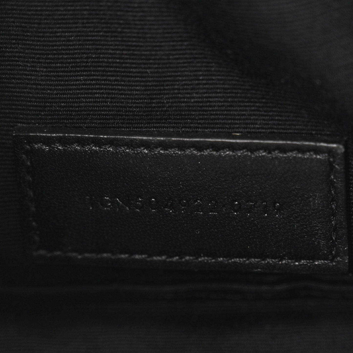 Monogram Grain de Poudre 5 Fragments Zip Pouch Card Holder Black