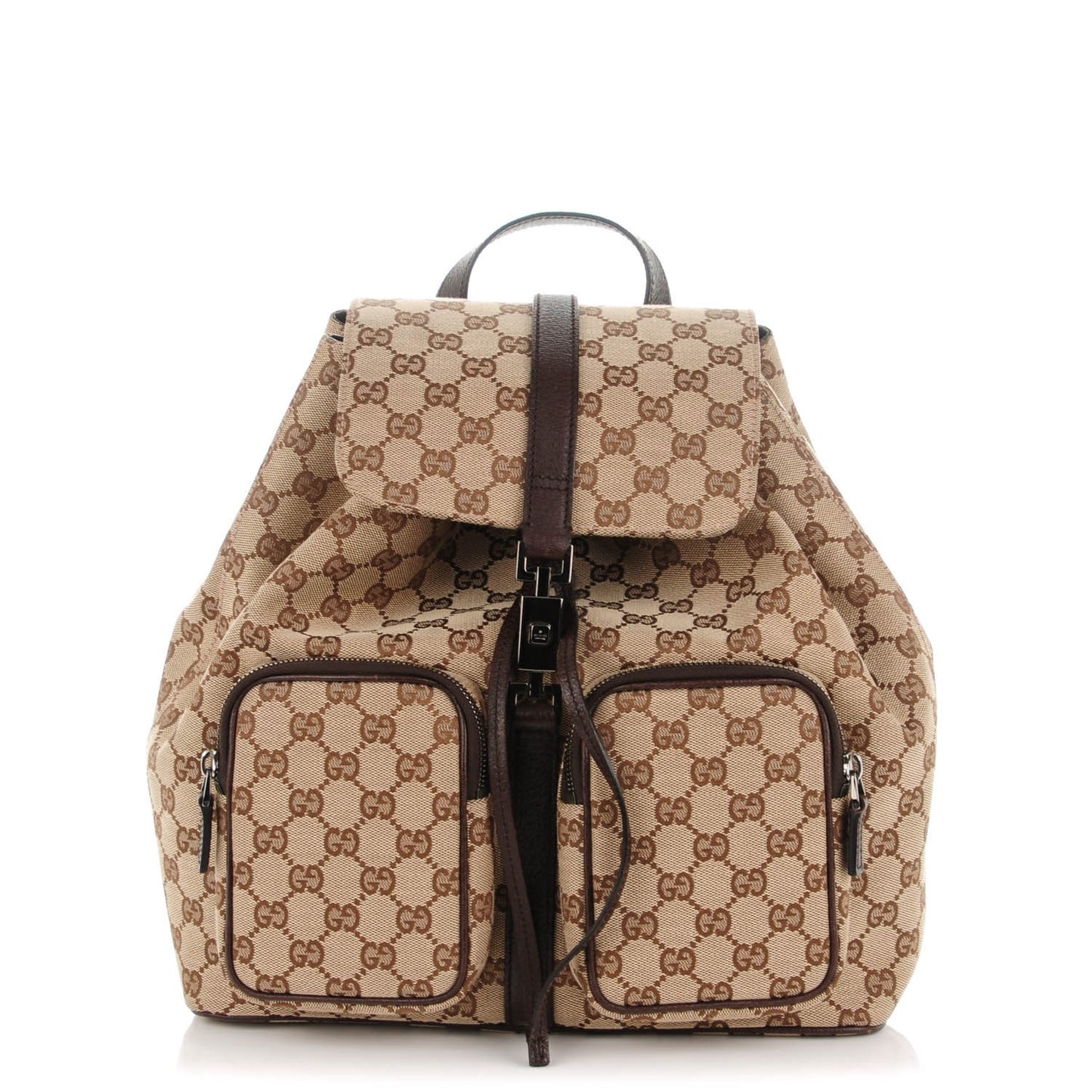 Monogram Backpack Dark Brown