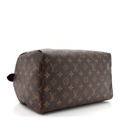 Louis Vuitton Monogram Totem Speedy 30 Magenta 4 of 11