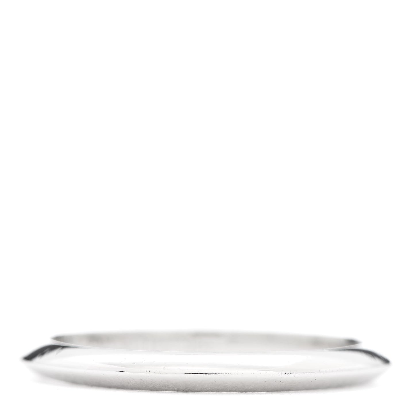 Platinum 2mm Knife Edge Band Ring 51 5.75