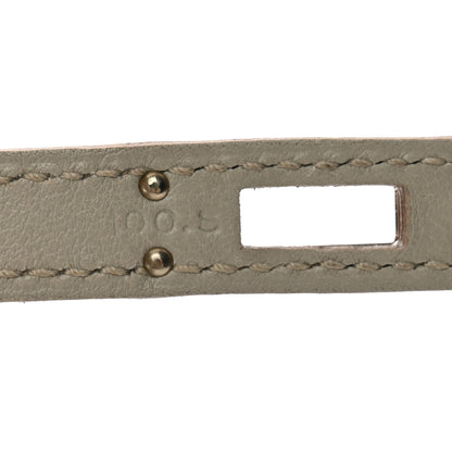 Hermes Evercalf Kelly Pochette Clutch Gris Perle 7 of 11