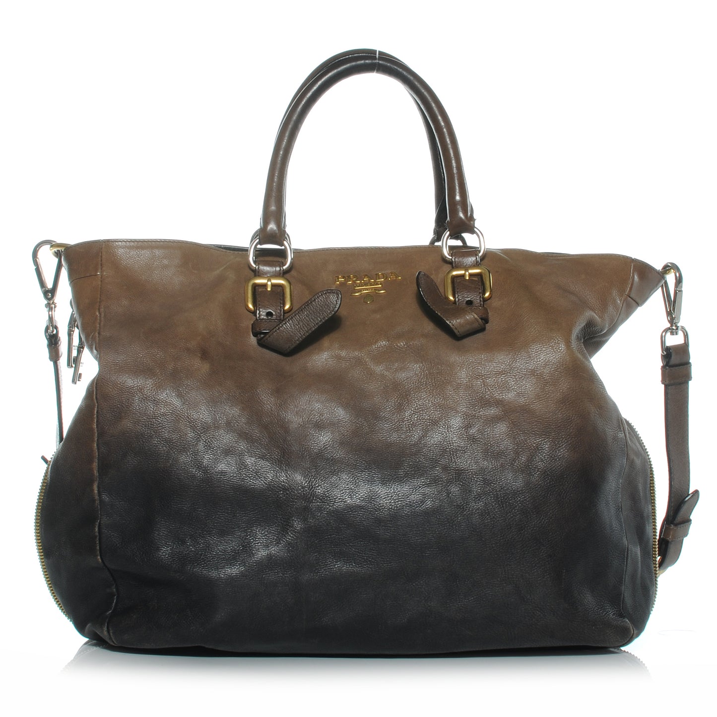 Cervo Glace Zippers Tote Ardesia Nudo