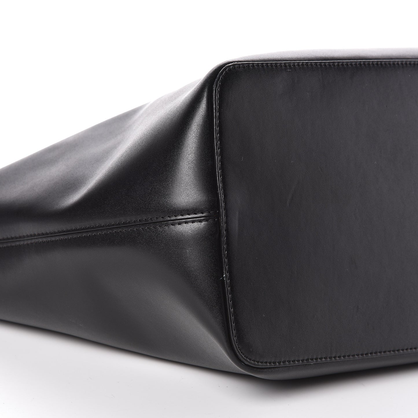 Calfskin Large Antigona Whipstitch Handle Tote Black