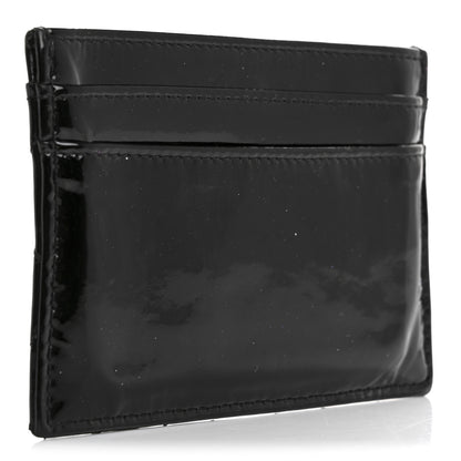 Chanel Patent Quilted Brilliant Card Holder Black 3 of 11