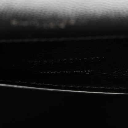 Saint Laurent Grain De Poudre Medium Classic Monogram Monochrome Kate Satchel Black 7 of 10