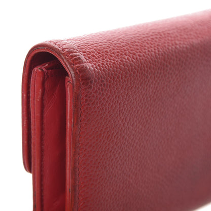 Chanel Caviar Timeless CC Large Flap Wallet Red 14 of 18