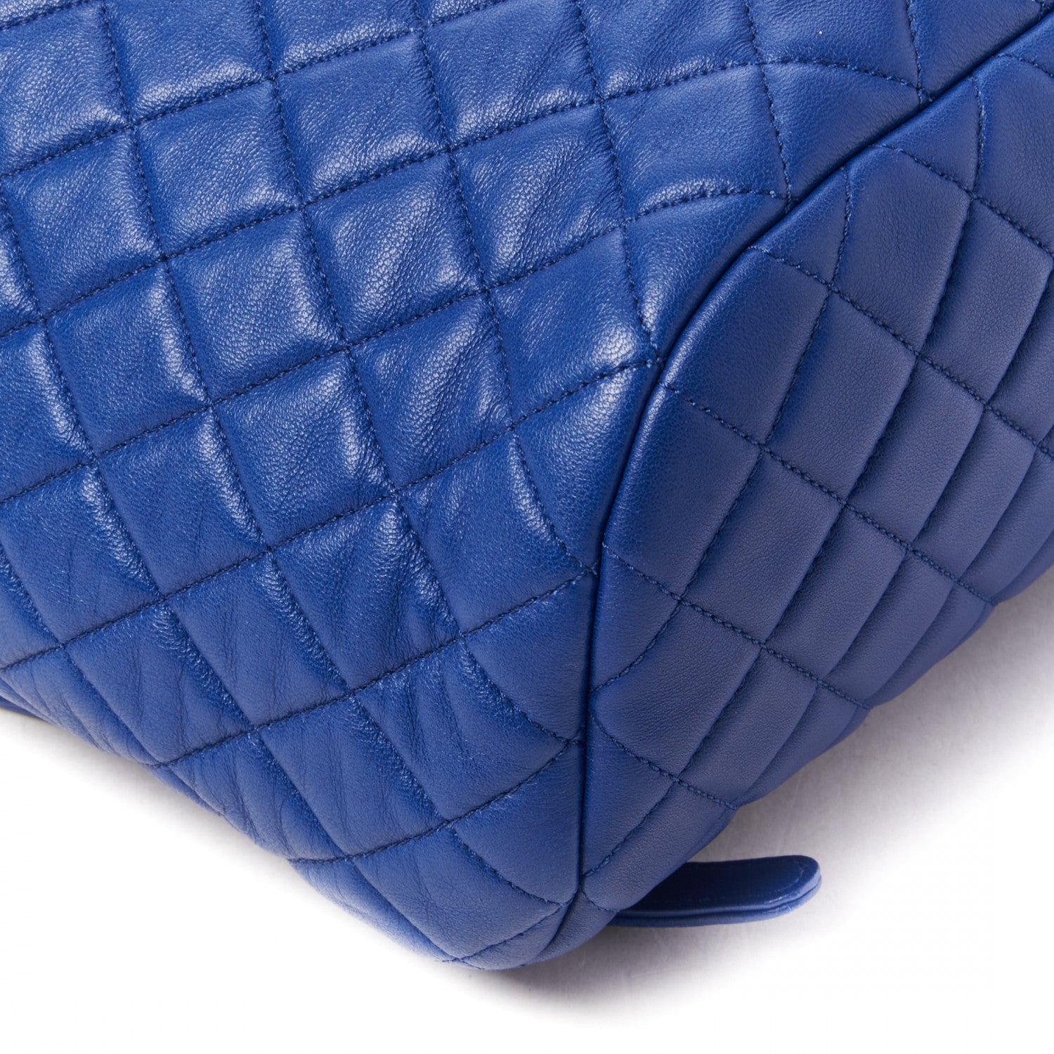 Chanel Lambskin Quilted Large Urban Spirit Backpack Blue 6 of 10