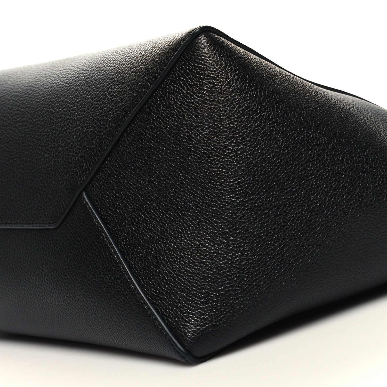 Celine Soft Grained Calfskin Small Belt Cabas Phantom Black 10 of 10