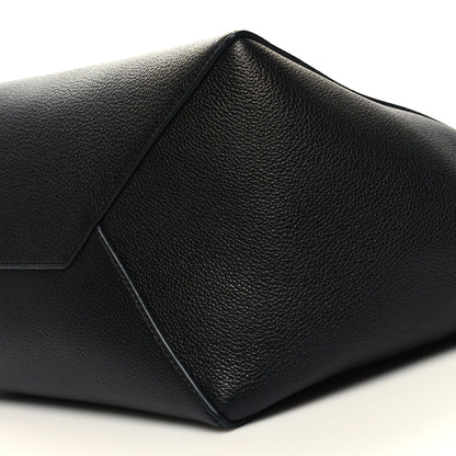 Celine Soft Grained Calfskin Small Belt Cabas Phantom Black 10 of 10