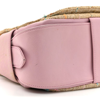 Chanel Tweed Mademoiselle Turn Lock Crossbody Bag Beige 10 of 14