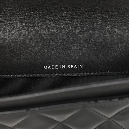 Chanel Patent Quilted Flap Card Holder Black 7 of 11