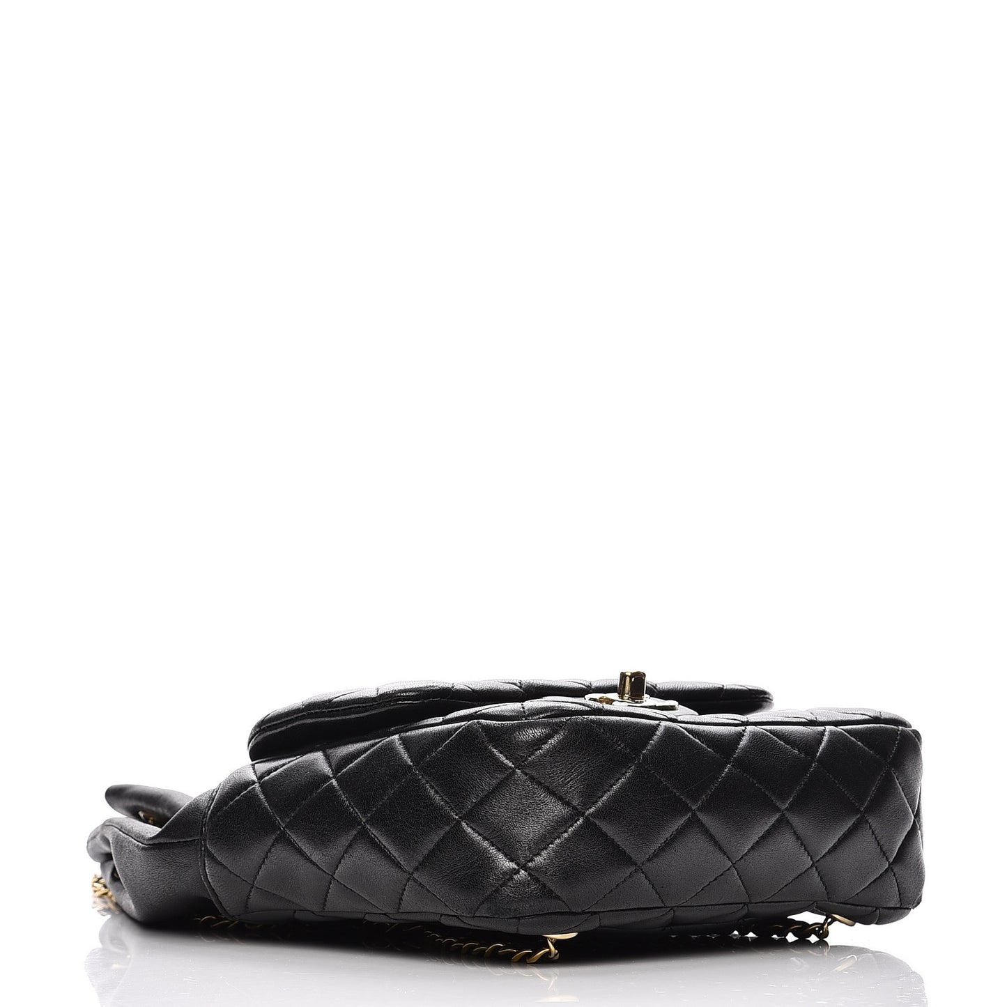 Lambskin Quilted Small in Seoul Backpack Black