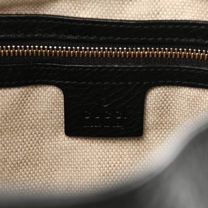 Gucci Pebbled Calfskin Medium Soho Chain Shoulder Bag Black 6 of 10