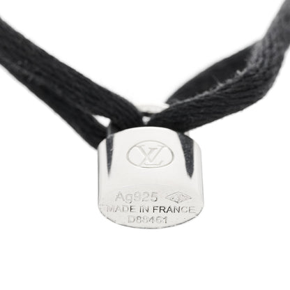 Louis Vuitton X UNICEF Sterling Silver Lockit Bracelet Black 6 of 6