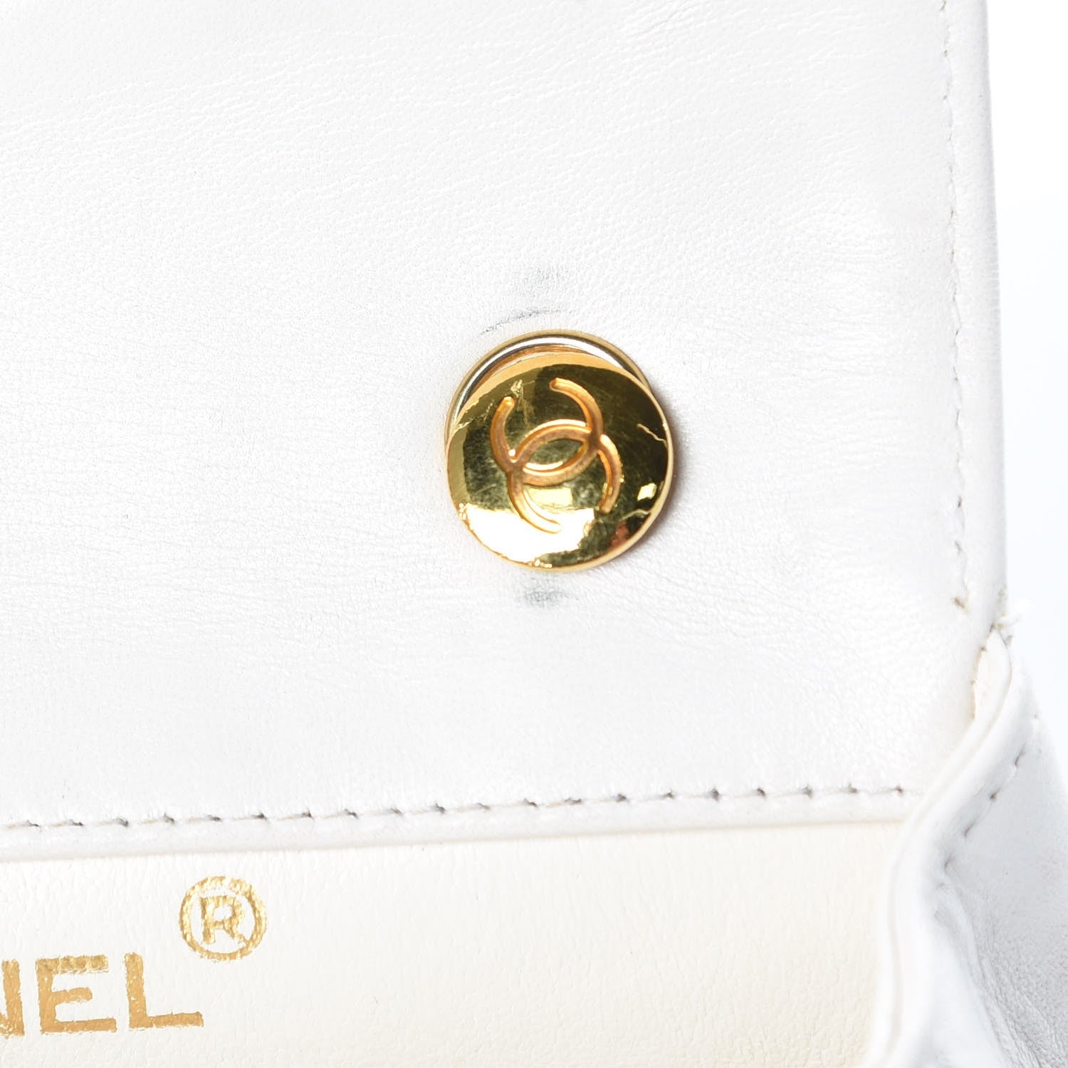 Chanel Lambskin Quilted Extra Mini Flap White 10 of 18