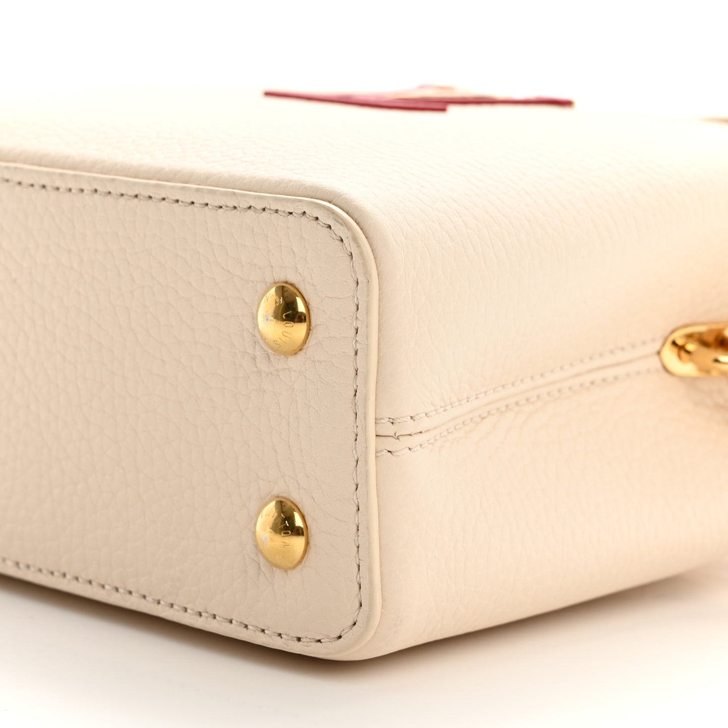 Taurillon Capucines Mini Beige Brown