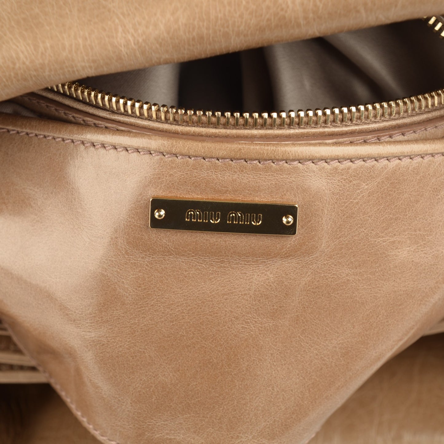 Nappa Matelasse Tote Cammeo