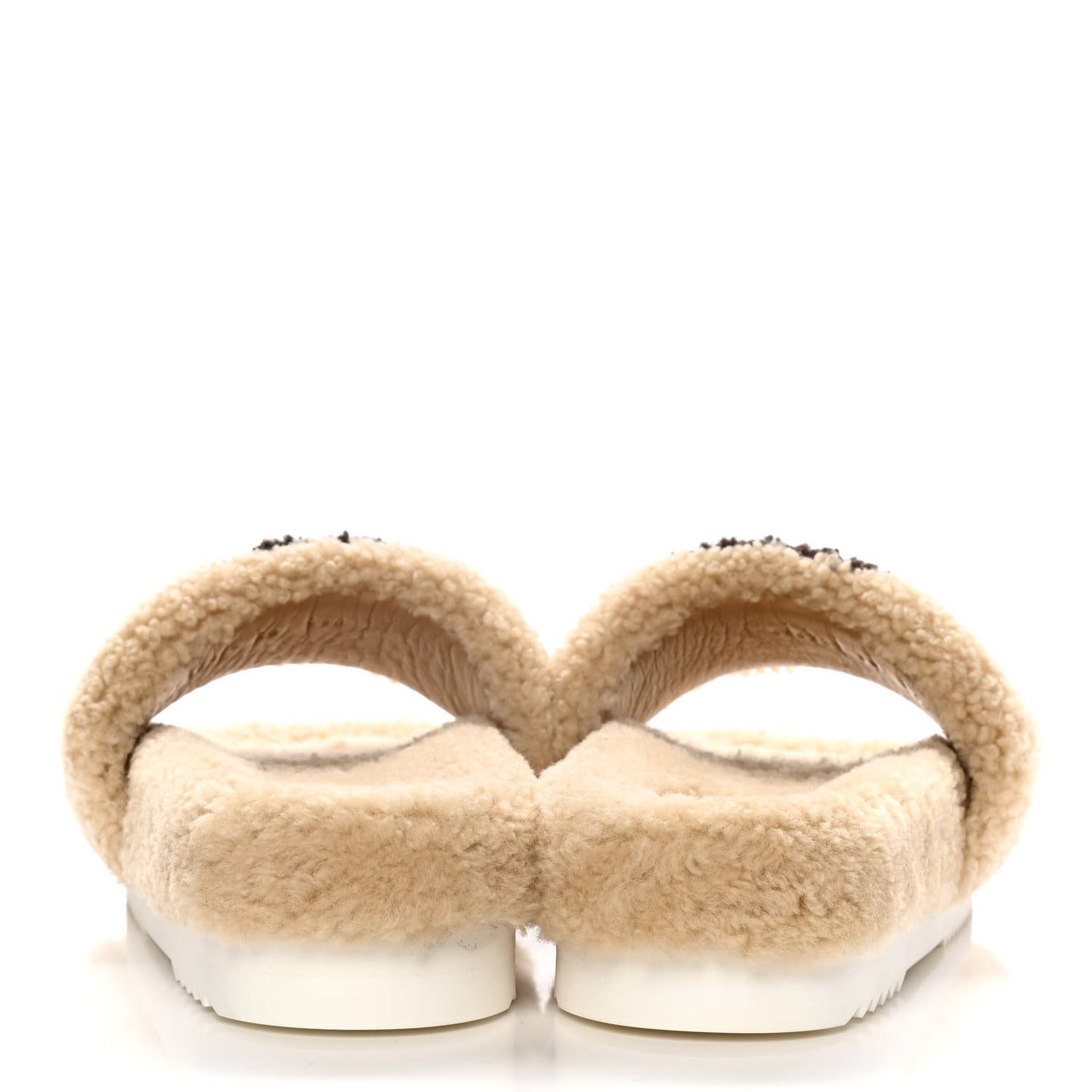 Shearling Womens Eileen Slide Sandals 38 Cocoa Butterscotch