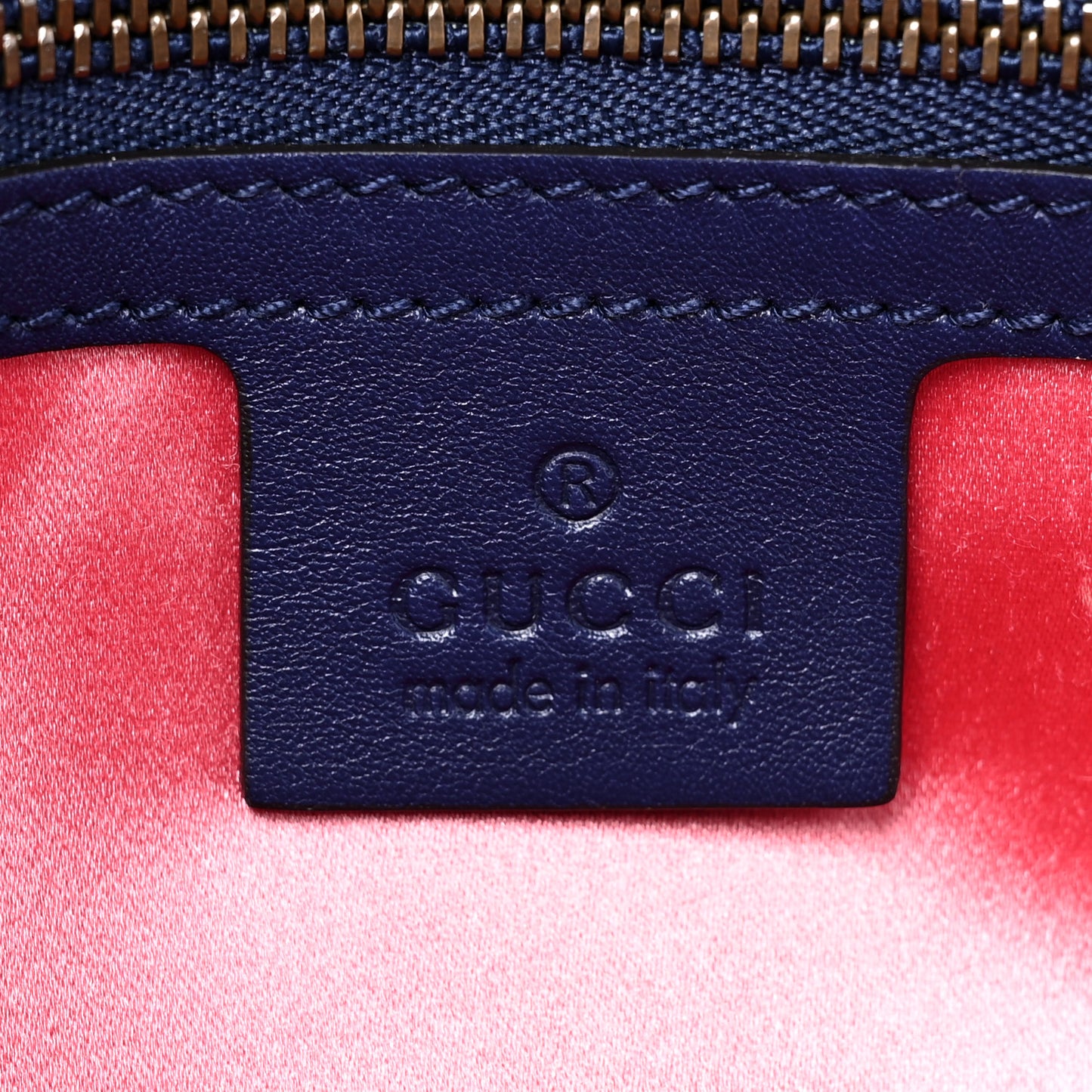 Velvet Matelasse Medium GG Marmont Shoulder Bag Cobalt Blue