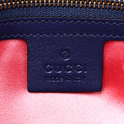 Gucci Velvet Matelasse Medium GG Marmont Shoulder Bag Cobalt Blue 6 of 11