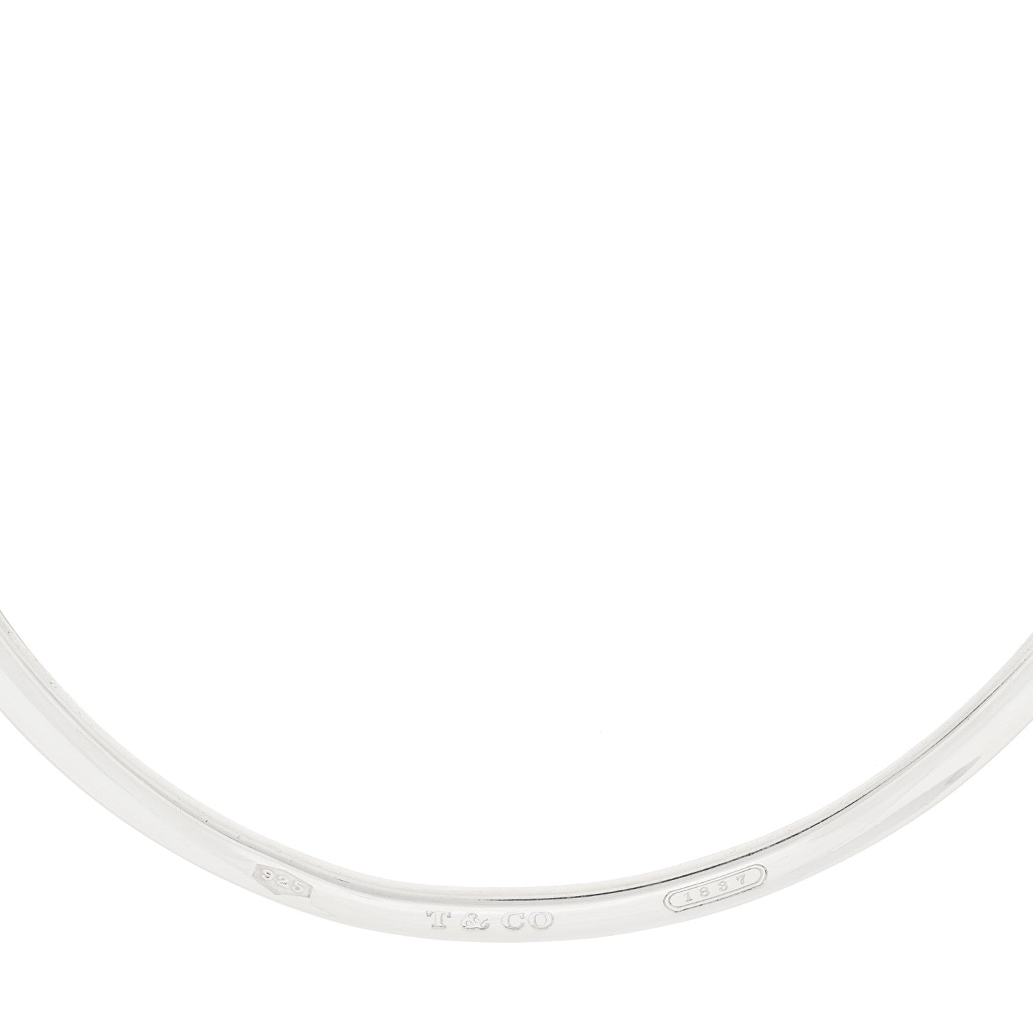 Tiffany Sterling Silver 1837 Collar Necklace 3 of 4