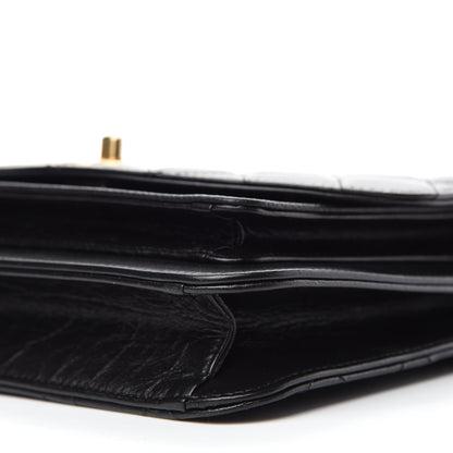 Chanel Calfskin Caviar Quilted Chain Handle Flap Black 7 of 12