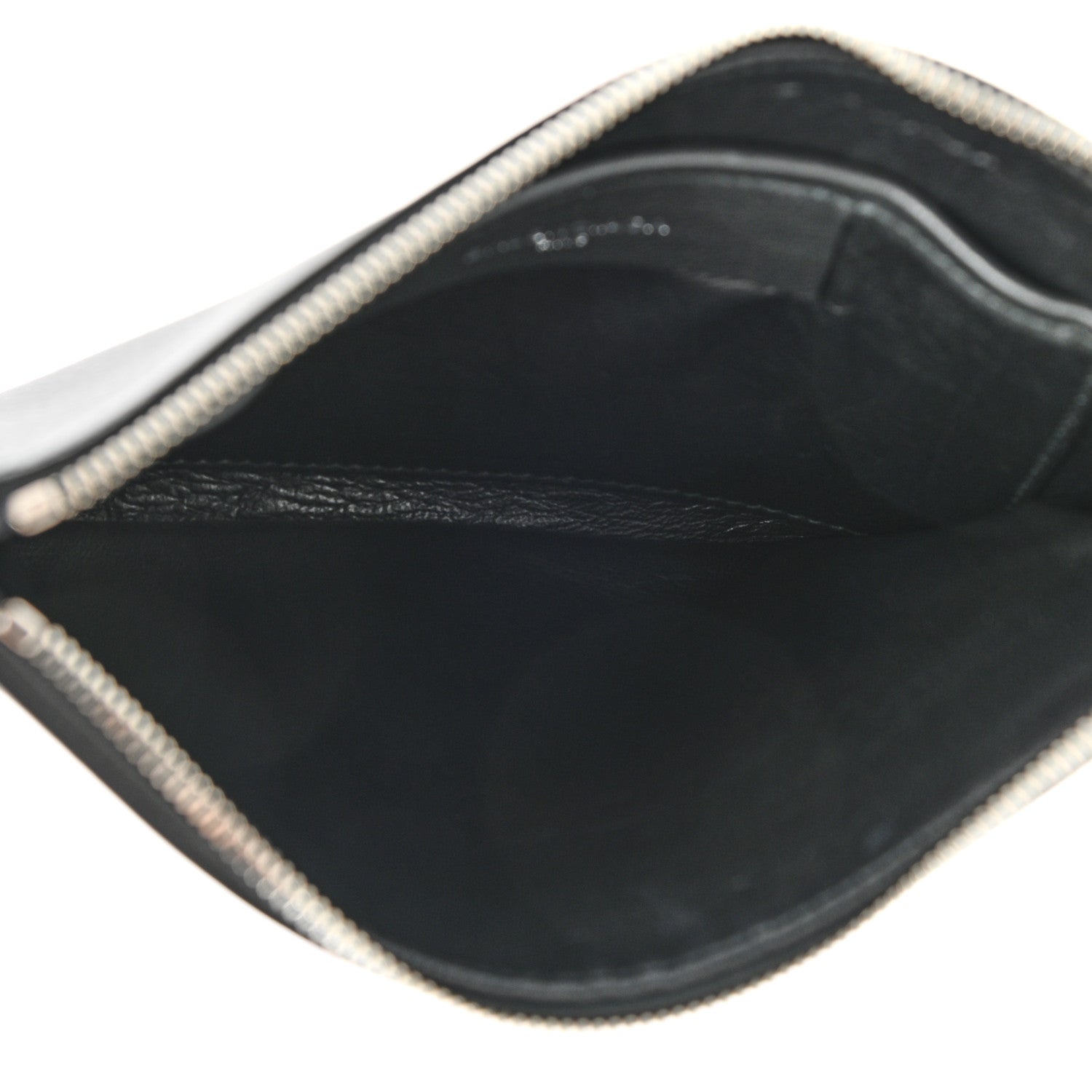 Balenciaga Calfskin Logo Medium Everyday Pouch Black 5 of 8