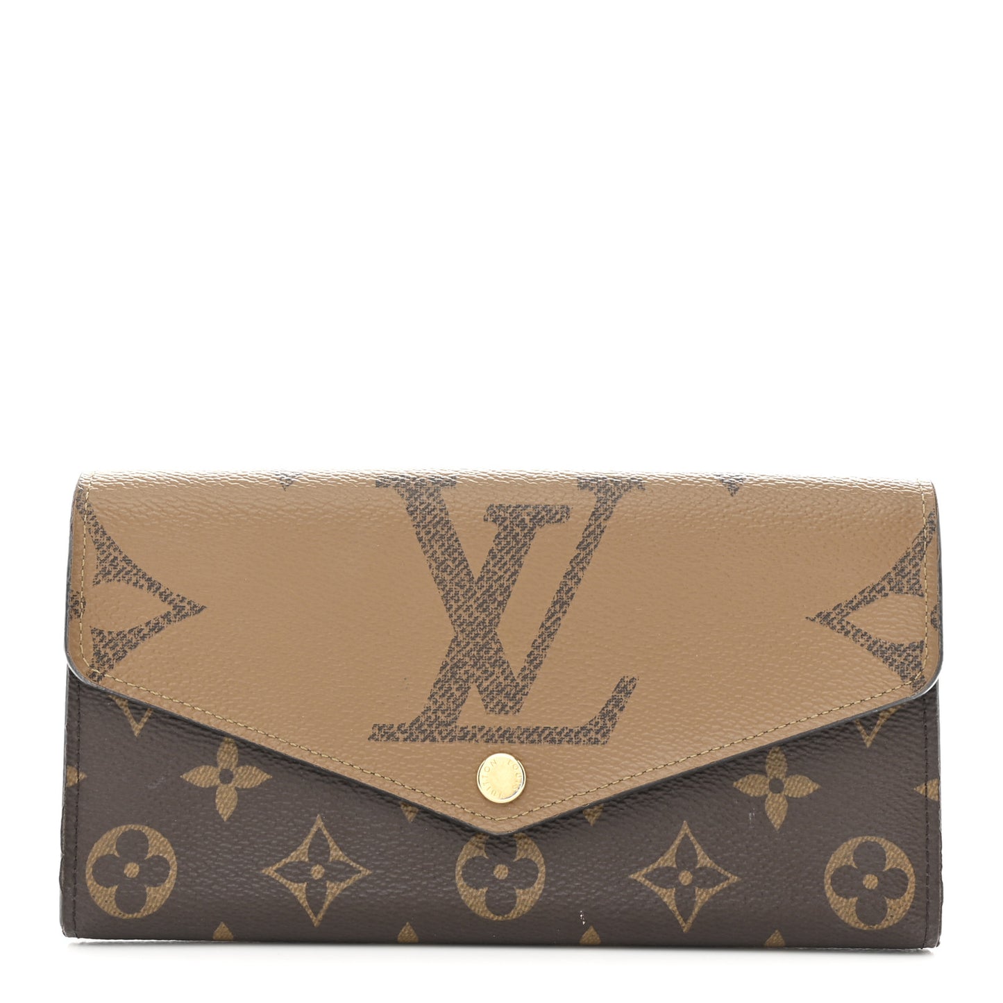 Reverse Monogram Giant Sarah Wallet