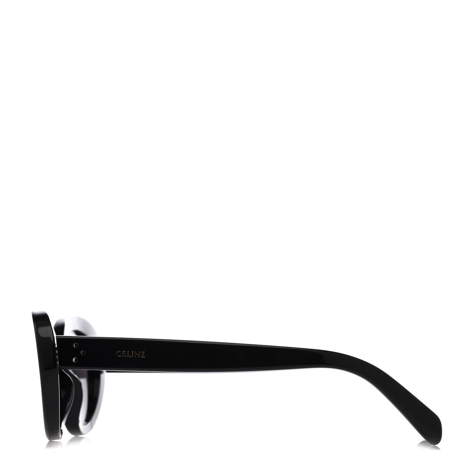 Celine Acetate Cat Eye Sunglasses CL401931 Black 3 of 6