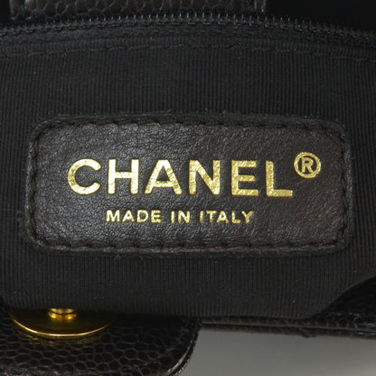 Chanel Caviar Petit Shopping Tote PST Black 5 of 8