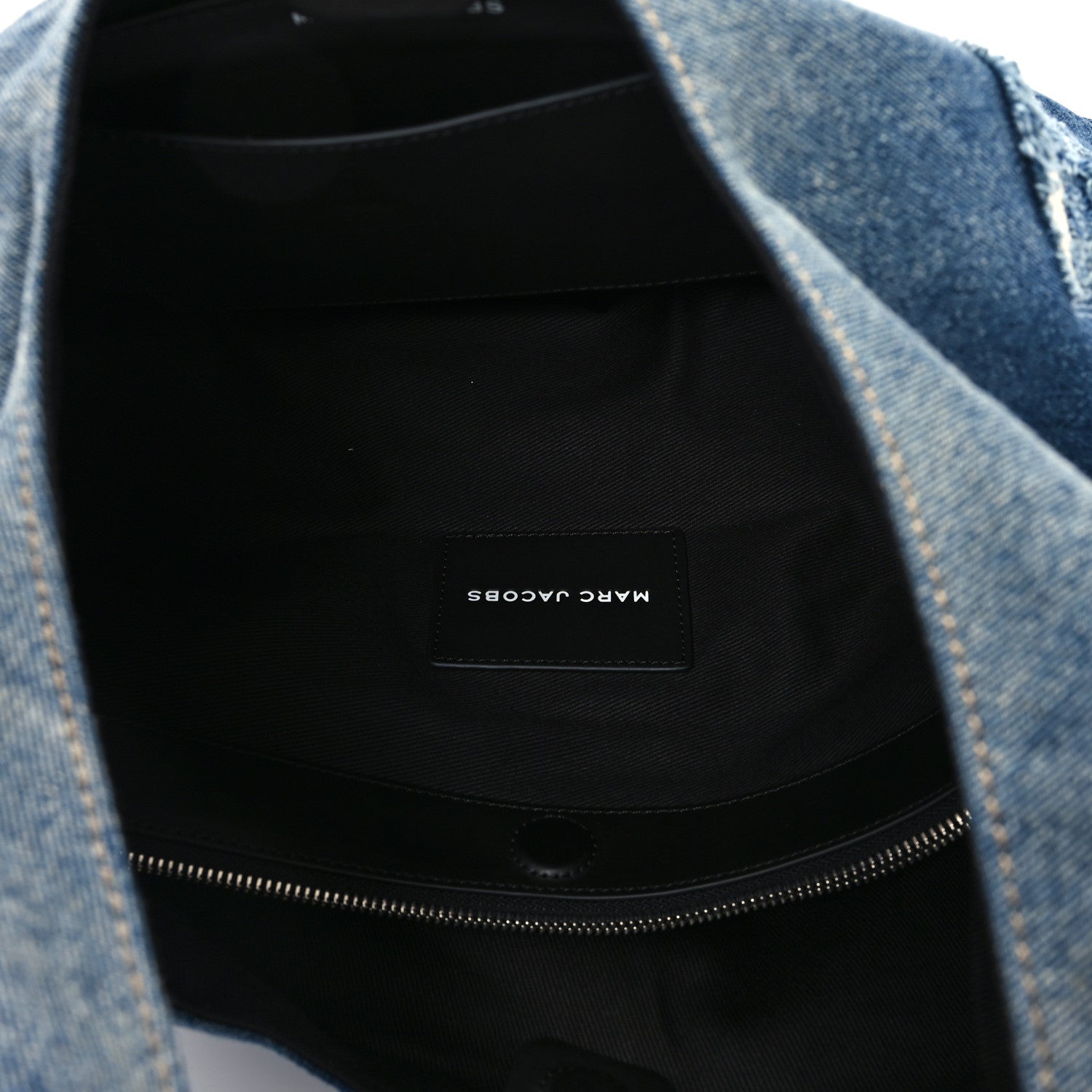 Marc Jacobs Denim Medium The Sack Bag Punk Indigo 5 of 12