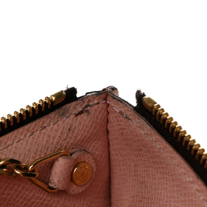 Louis Vuitton Damier Ebene Recto Verso Card Holder Rose Ballerine 7 of 10