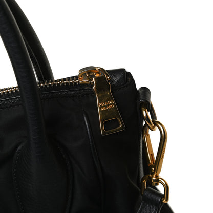 Prada Tessuto Nylon Cervo Shoulder Bag Black 11 of 18