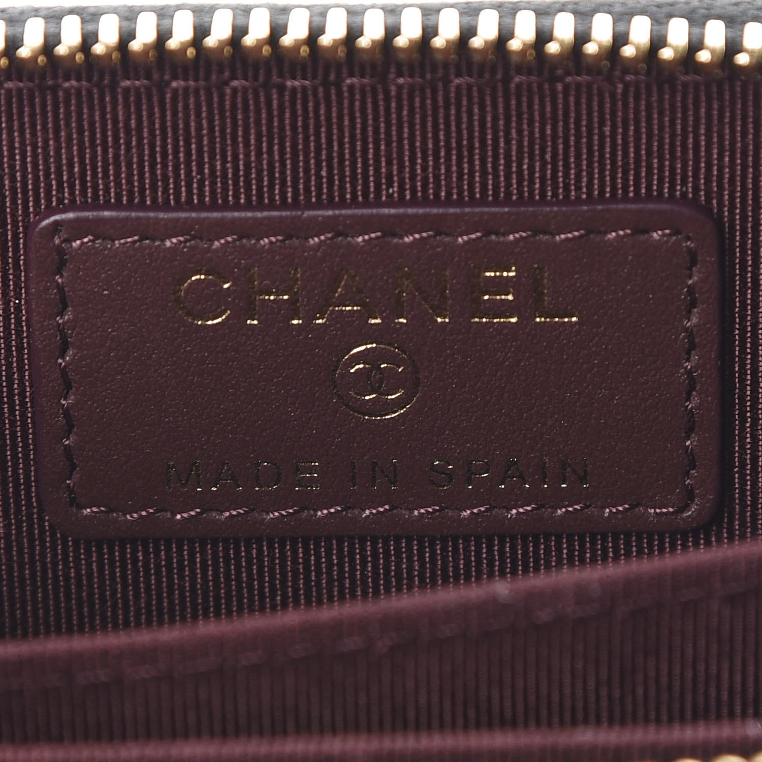Chanel Caviar Quilted Zip Coin Purse Black 6 of 7