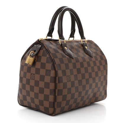 Louis Vuitton Damier Ebene Speedy 25 3 of 10