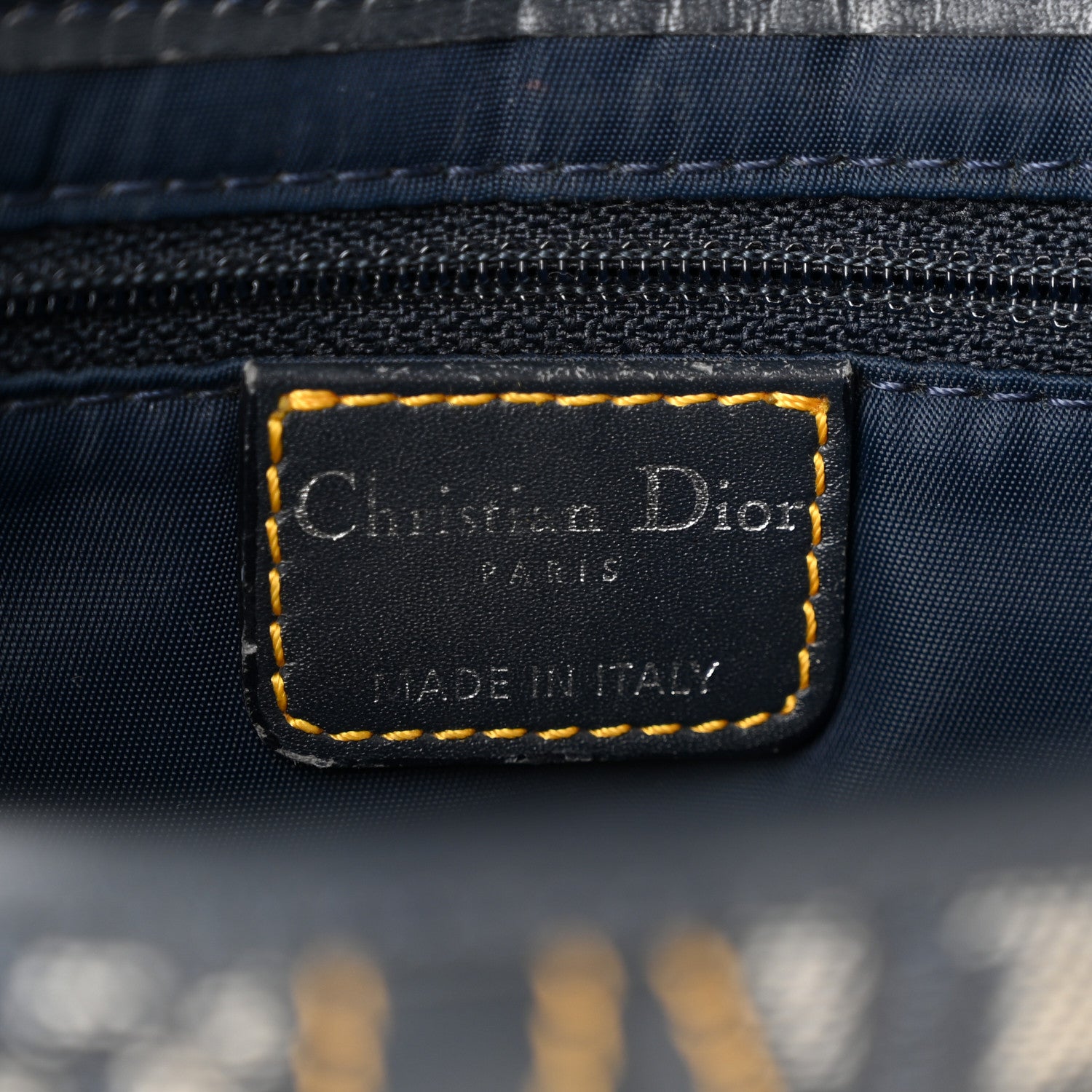 Christian Dior Monogram Saddle Bag Blue 6 of 23