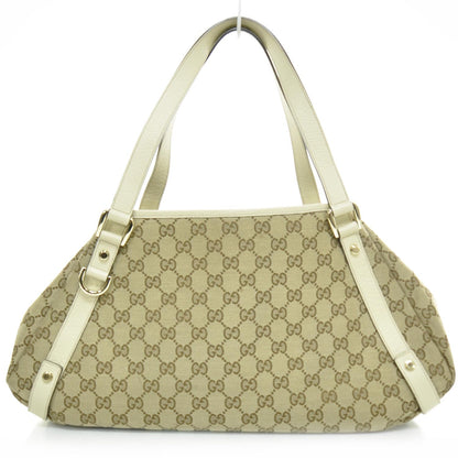 Gucci Monogram Medium Abbey Shoulder Bag Off White 1 of 3
