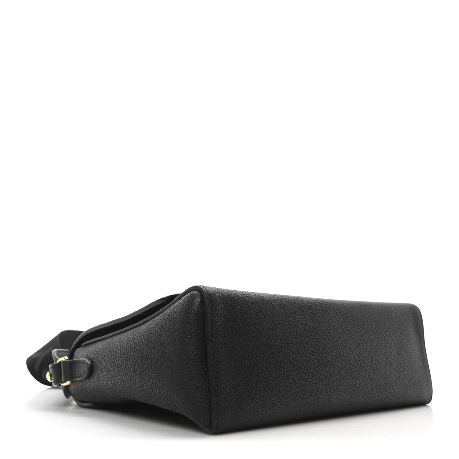 Burberry Grainy Calfskin Vintage Check Note Crossbody Bag Black 4 of 9