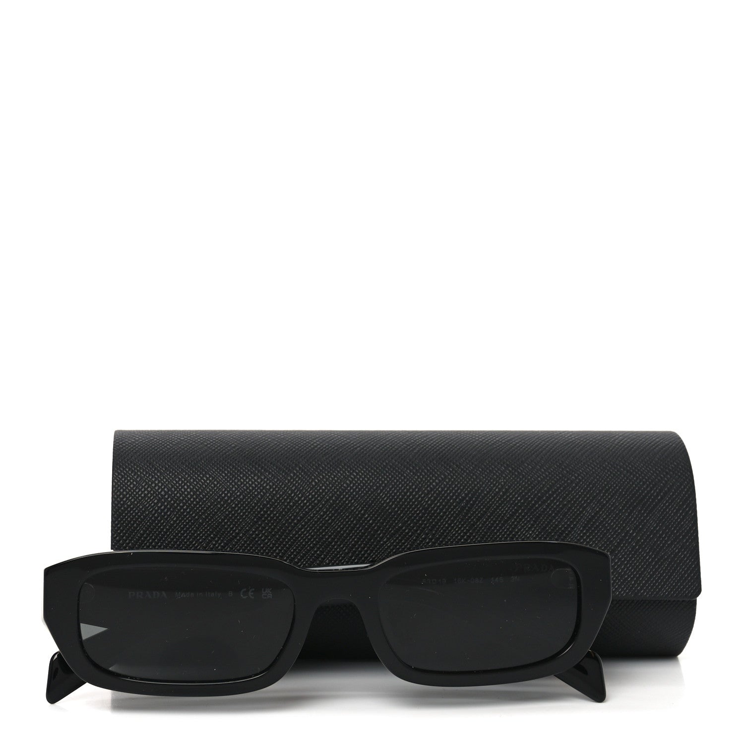 Prada Acetate Symbole Sunglasses SPR B06 Black 7 of 7