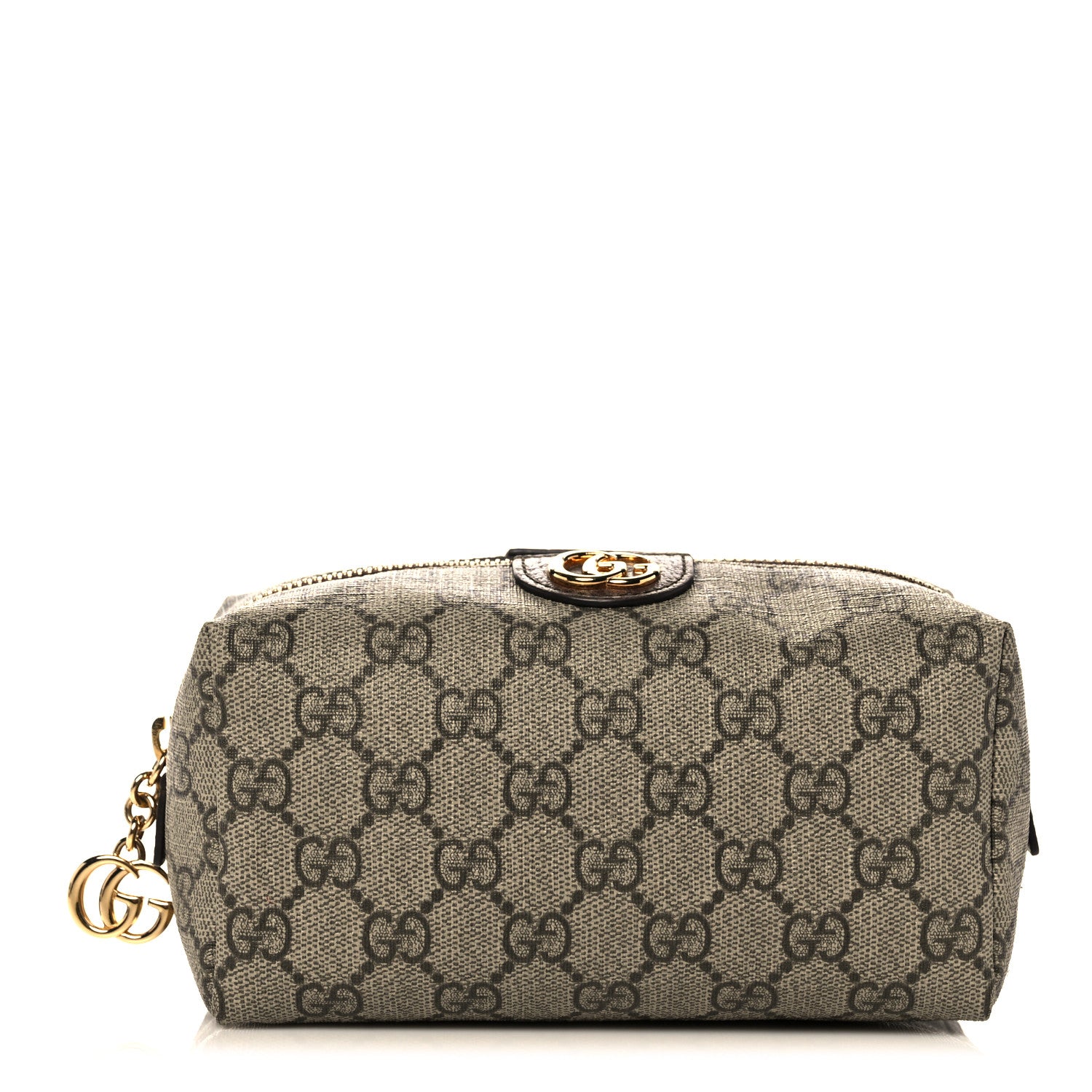 Gucci Soft GG Supreme Monogram Calfskin Medium Ophidia Cosmetic Case Beige Ebony New Acero 1 of 10
