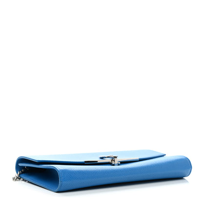 Salvatore Ferragamo Printed Calfskin Gancini Icona Mini Bag Blue 4 of 8