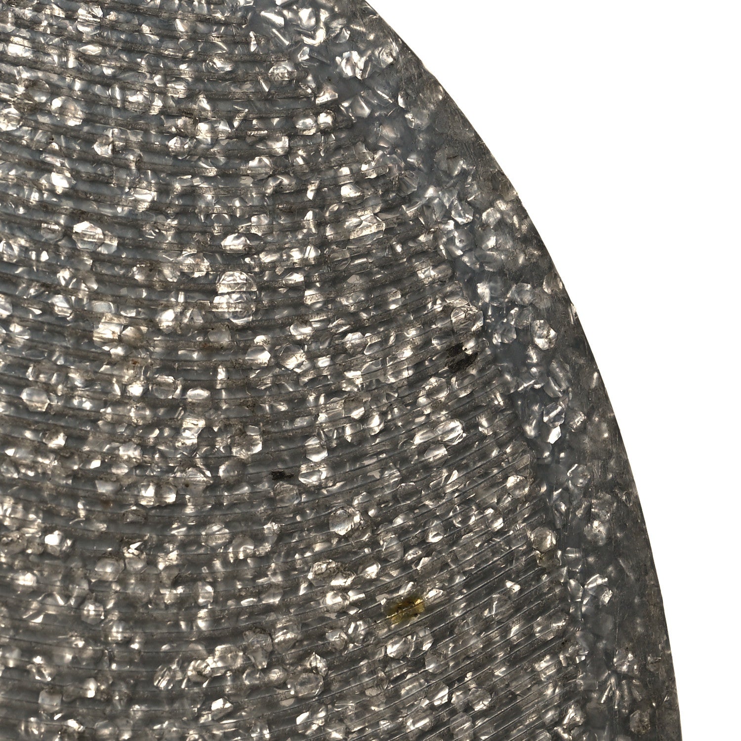 Chanel Jelly Camellia Glitter Thong Sandals 37 Grey 9 of 9