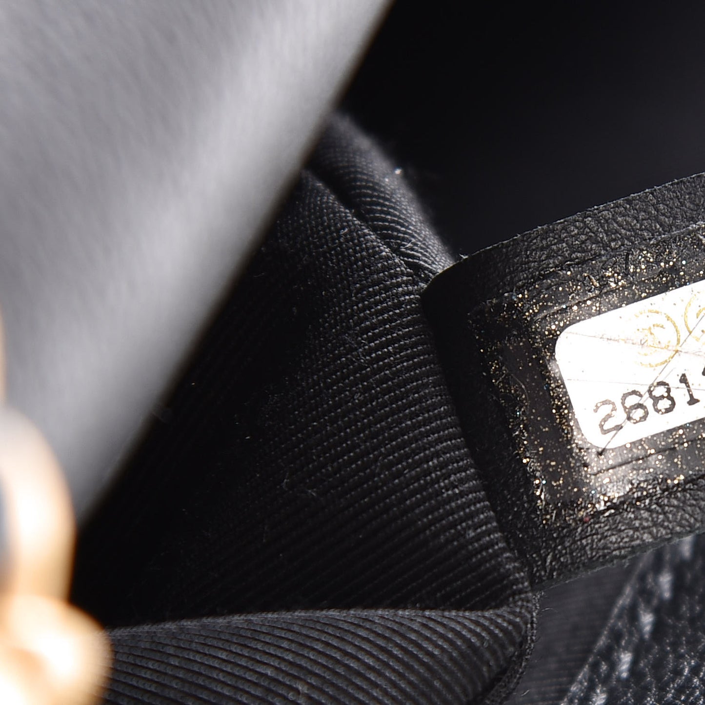 Grained Calfskin Quilted Messenger Flap Black