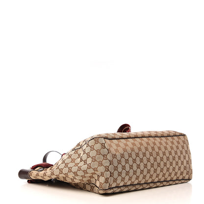 Gucci Monogram Large Positano Tote Brown 3 of 12
