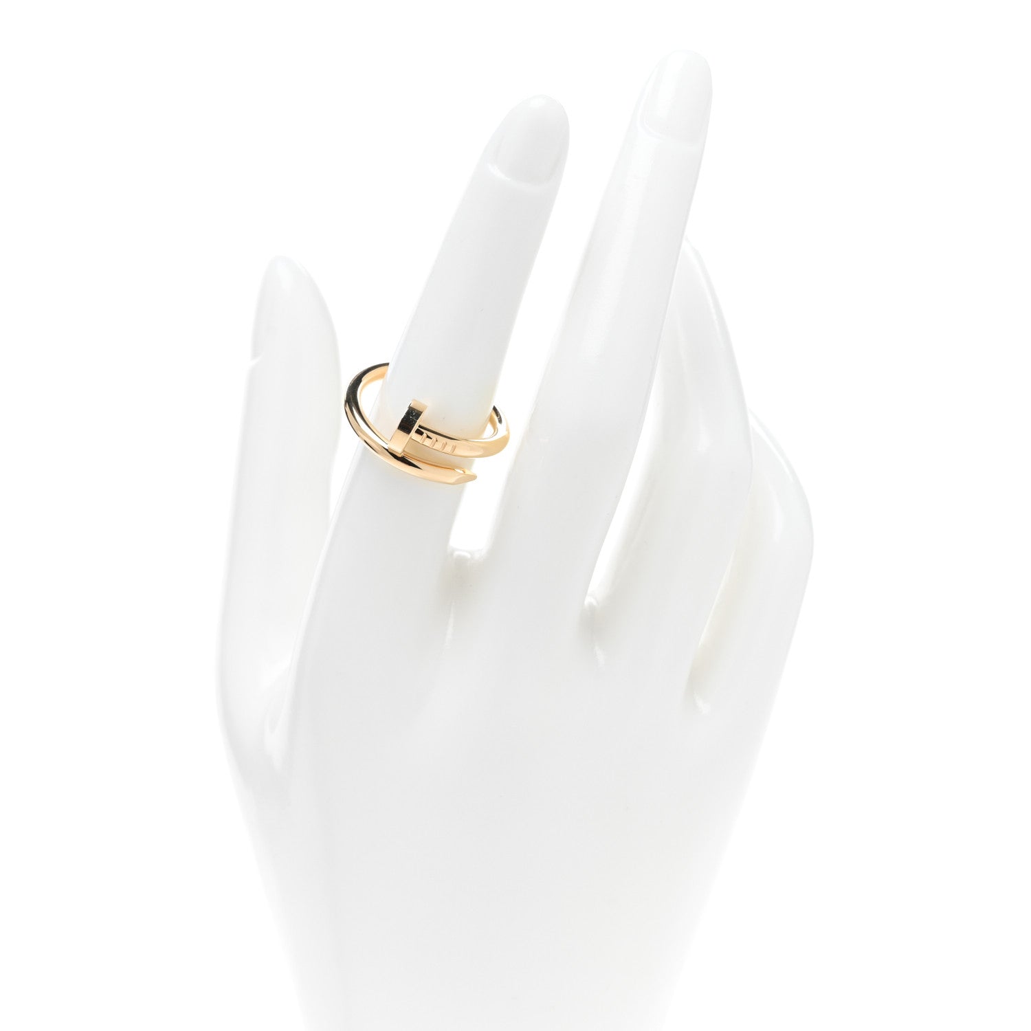 Cartier 18K Yellow Gold Juste Un Clou Ring 55 7.25 2 of 5