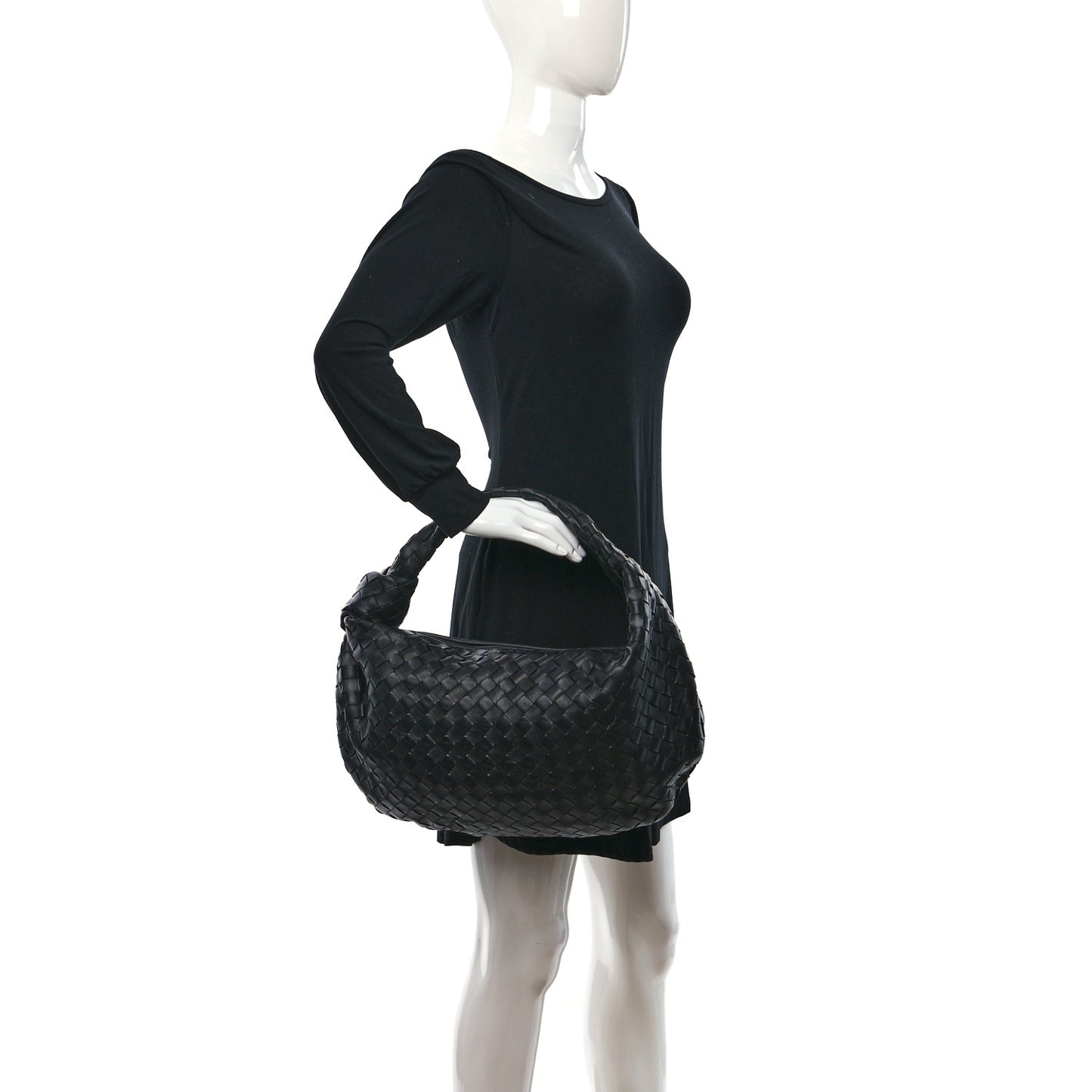 Nappa Intrecciato Small Jodie Black