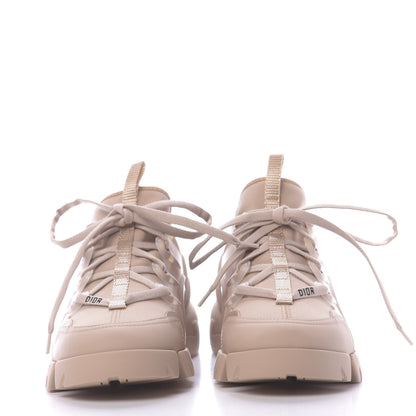 Christian Dior Neoprene Rubber Womens D-Connect Sneakers 37 Nude 2 of 11