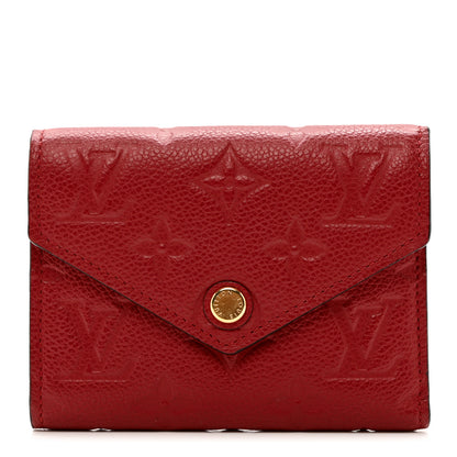 Louis Vuitton Empreinte Victorine Wallet Scarlet 1 of 8