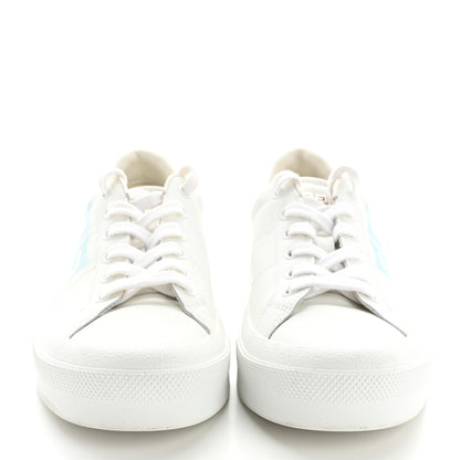 Givenchy X JOSH SMITH Calfskin City Sport Womens Sneakers 40 White Light Blue 3 of 12