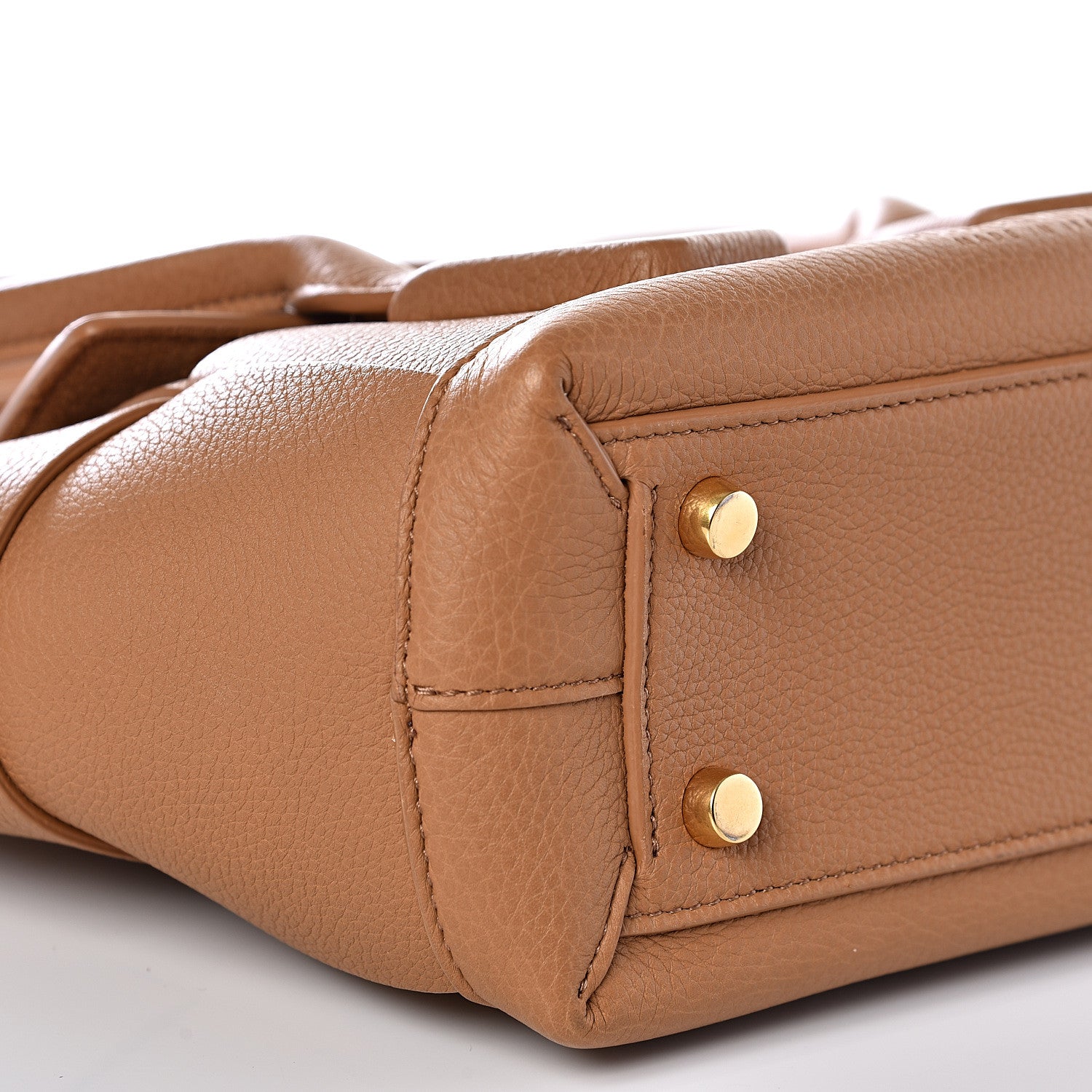 Bottega Veneta Grained Calfskin Maxi Intrecciato Arco 29 Tan 6 of 7